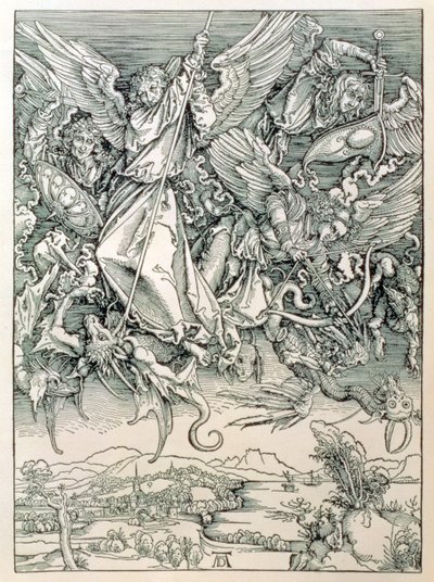 St. Michael Battling with the Dragon from the 